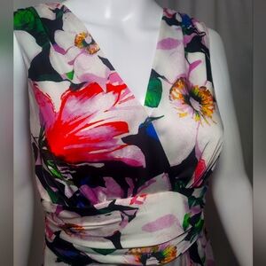 Ralph Lauren Sleeveless Floral Dress